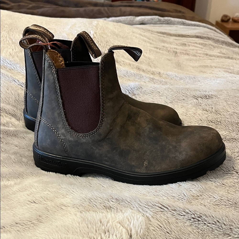 Blundstone Rustic Brown Leather Chelsea Boots - Factory 2nds